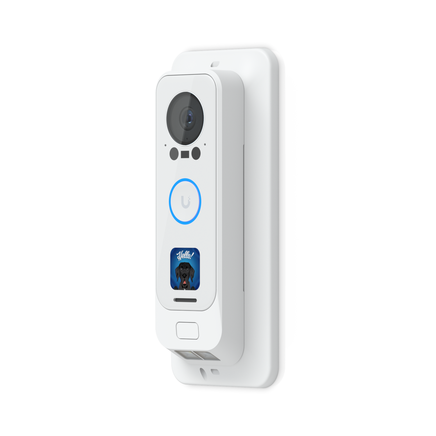 Крепление Ubiquiti G4 Doorbell Pro PoE Gang Box, белый