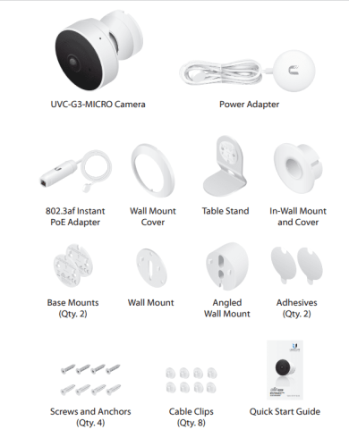 IP-камера Ubiquiti UniFi G3 Micro фото 5