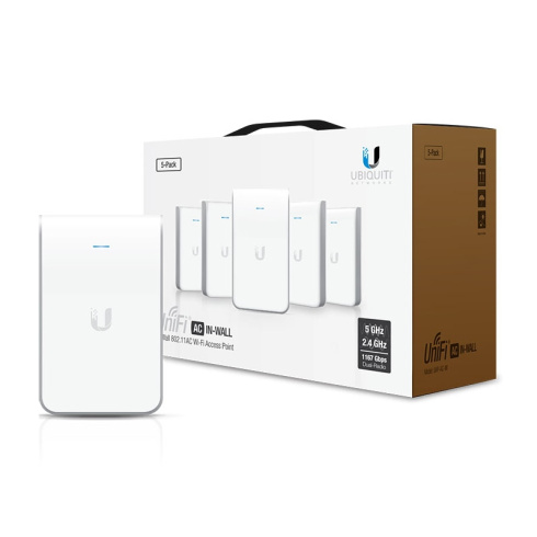 Комплект из 5 точек доступа UBNT UniFi UAP IW IN-WAll ACCESS POINT 5 PACK фото 4