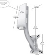 Кронштейн Ubiquiti Universal Arm Bracket фото 5
