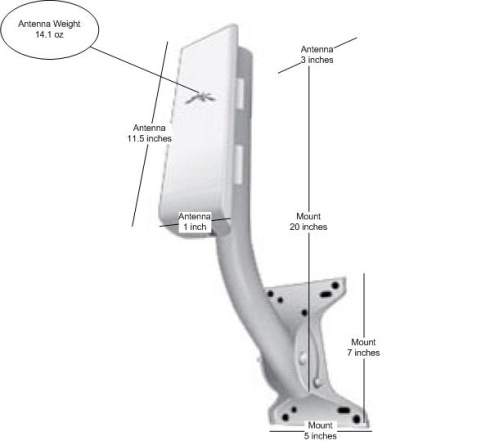 Кронштейн Ubiquiti Universal Arm Bracket фото 5