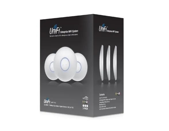 Точки доступа Ubiquiti UniFi UAP-PRO 450 Мбит/с 3 штуки